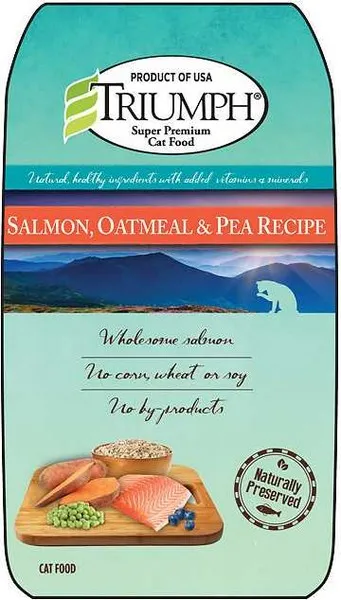 3 Lb Triumph Wild Spirit Deboned Salmon & Sweet Potato Cat (6 Per Bale) - Health/First Aid